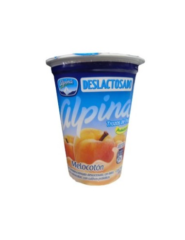 YOGURT DESLACTOS MELOCOTON ALPINA 200 G