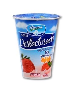 YOGURT DESLACTOSA  FRESA ALPINA 200 G