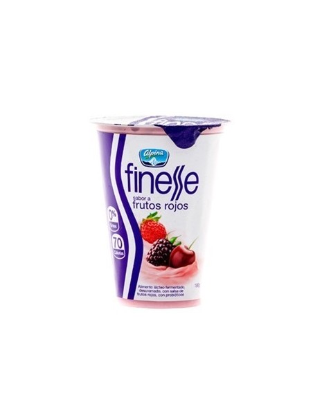 YOGURT FINESSE FRUTOS ROJOS ALPINA 180 M