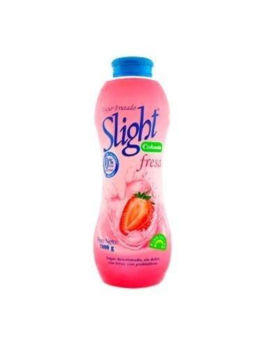 YOGURT SLIGHT FRESA COLANTA 1 LT