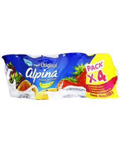 YOGURT SURTIDO ALPINA 150 GR 4 UND 2