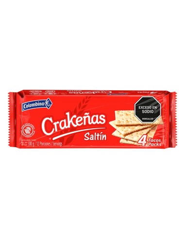 GALLETAS CRAKEÑAS 4 TACOS