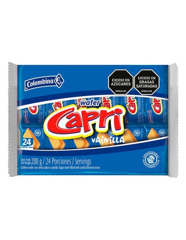 GALLETAS CAPRI COLOMBINA 288G