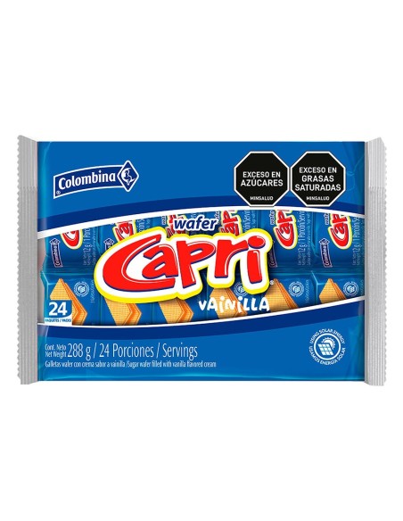 GALLETAS CAPRI COLOMBINA 288G