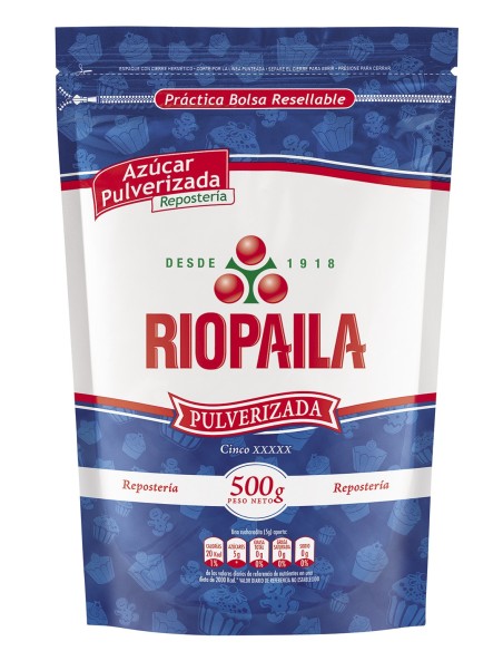 AZUCAR RIOPAILA PULVERIZADA 500 GR