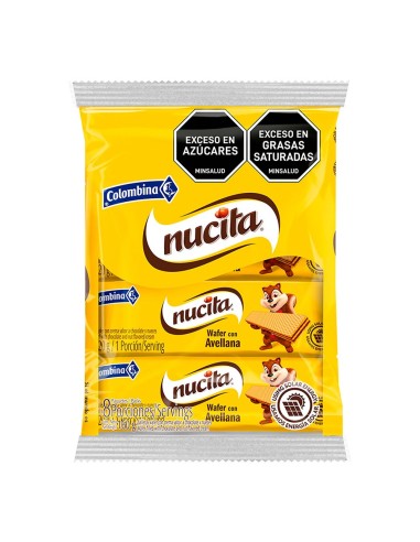 GALLETAS WAFER NUCITA 8 PQ