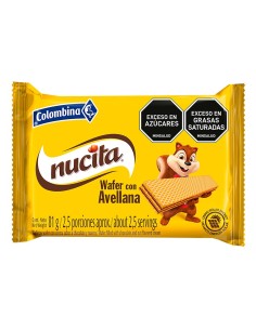 GALLETAS GALLETA WAFERS NUCITA  81 GR