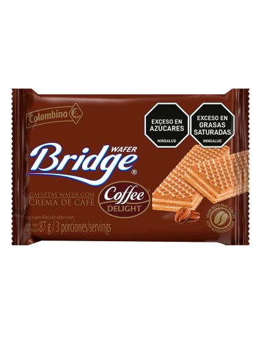 GALLETA BRIDGE COFFE  87 G