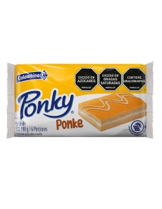 PONKY VAINILLA COLOMBINA  6 UND