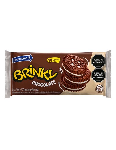 GALLETAS BRINKY SURTIDA COLOMBINA 500G