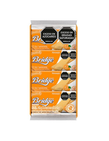 GALLETAS NARANJA  BRIDGE 8 PQ