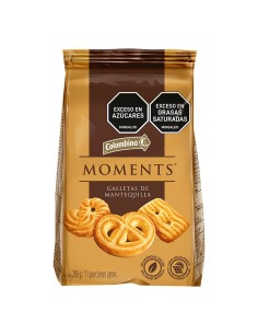 GALLETAS MOMENTS MANTQ  COLOMBINA 280 G