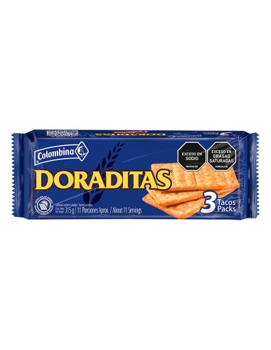 GALLETAS DORADITAS 3 TACOS