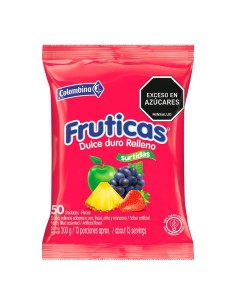 DULCE FRUTICAS SURTIDAS 50UND