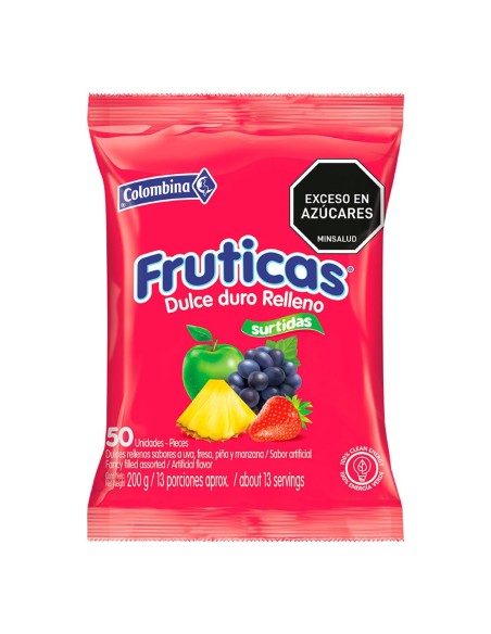 DULCE FRUTICAS SURTIDAS 50UND