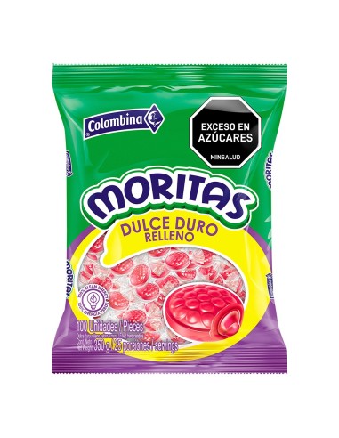 MORITAS RELLENAS COLOMBINA  100 UND
