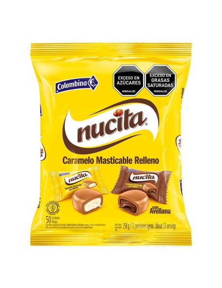 CARAMELO MASTICABLE NUCITA 50 UNID