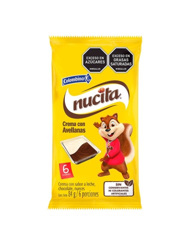 NUCITA CREMA COLOMBINA  6 UND