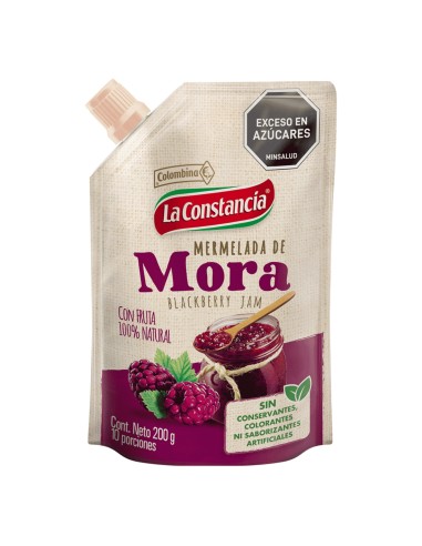 MERMELADA DE MORA LA CONSTANCIA 200 G