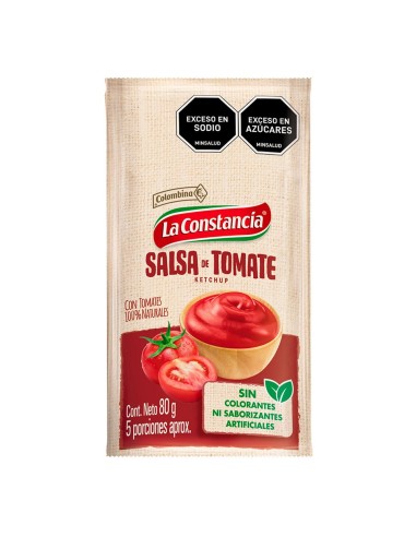 SALSA DE TOMATE CONSTANCIA 80 G