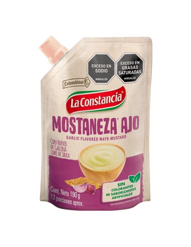 MOSTANEZA AJO LA CONSTANCIA 190 GR