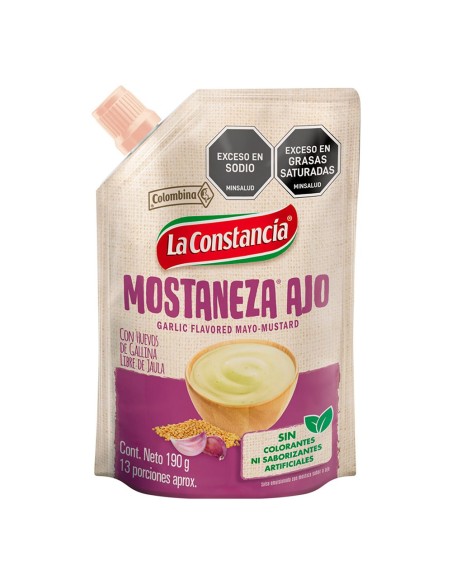 MOSTANEZA AJO LA CONSTANCIA 190 GR
