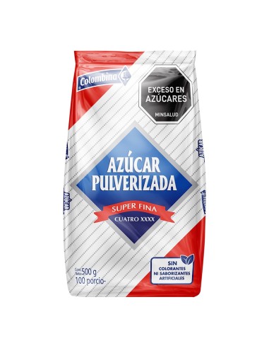 AZUCAR PULVERIZADA COLOMBINA 500 GR