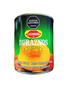 DURAZNOS CORUÑA 820 GR