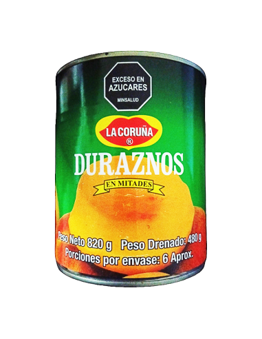 DURAZNOS CORUÑA 820 GR