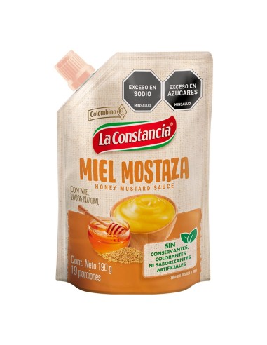 MIEL MOSTAZA LA CONSTANCIA 190 GR