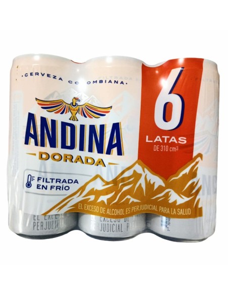 CERVEZA ANDINA SIXPACK  310 ML