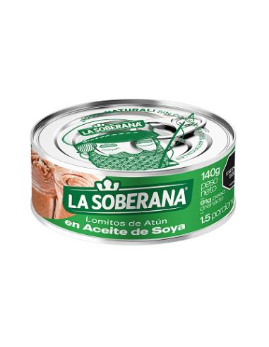 ATUN LOMITOS EN ACEITE SOBERANA 140 G