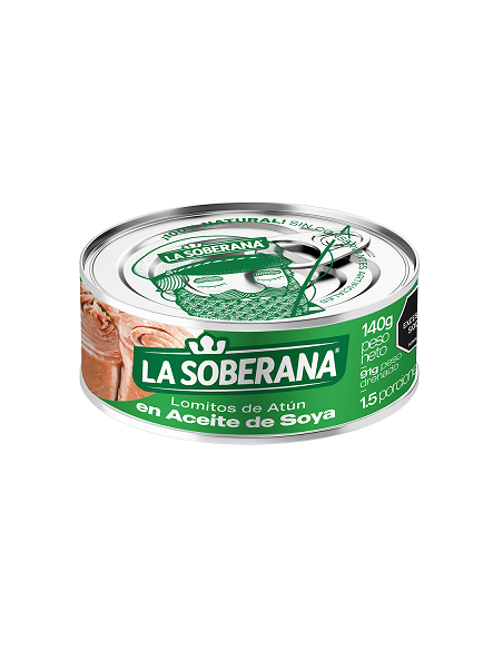 ATUN LOMITOS EN ACEITE SOBERANA 140 G