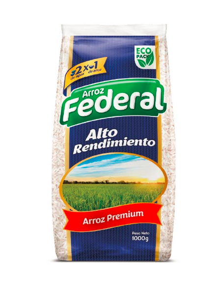 ARROZ FEDERAL ALTO RENDIMIENTO 1KL
