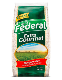 ARROZ FEDERAL EXTRA GOURMET 1 KG