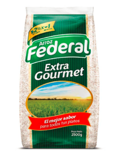 ARROZ FEDERAL 2500 G EXTRA GOURMET