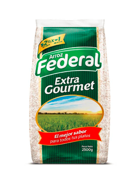 ARROZ FEDERAL 2500 G EXTRA GOURMET