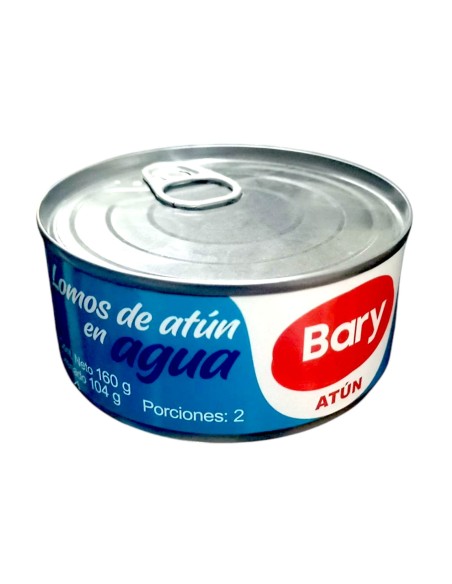 ATUN BARY LOMOS EN AGUA  160 GR 
