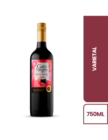 VINO GATO NEGRO DULCE TINTO 750 ML
