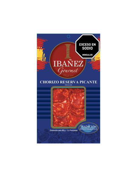 CHORIZO RESERVA PICANTE IBAÑEZ 80GR 