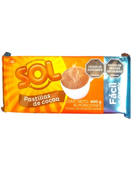 SOL PASTILLAS COCOA 400 GR LUKER