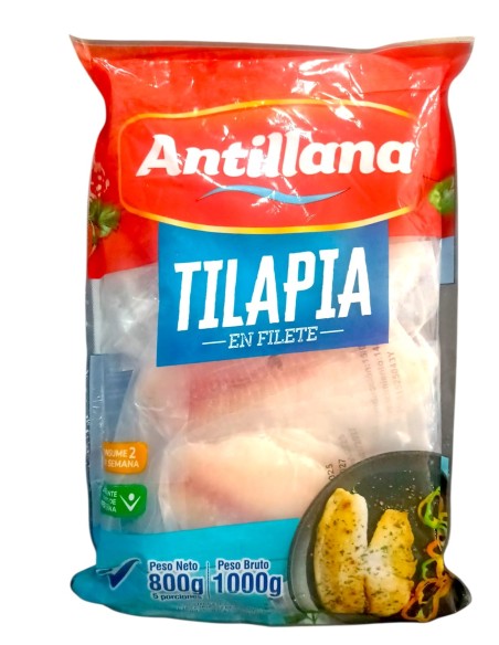 FILETE DE TILAPIA ANTILLANA 1000 G
