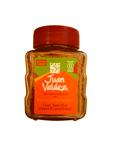 CAFE JUAN VALDEZ  CANELA LIMON 95G