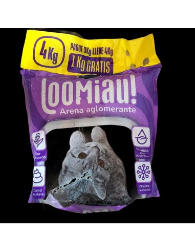 ARENA AGLOMERANTE LOOMIAU 4 KG