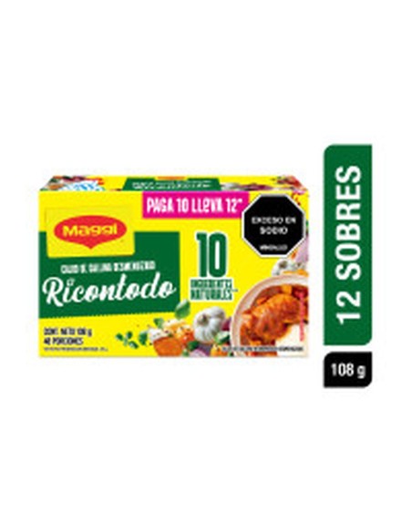 MAGGI RICONTODO 12 SOBRES 