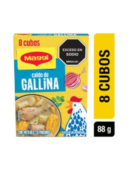 CALDO MAGGI 8CUBOS 88GR 