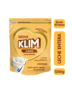 LECHE FORTIFICADA BOLSA KLIM 1200 G