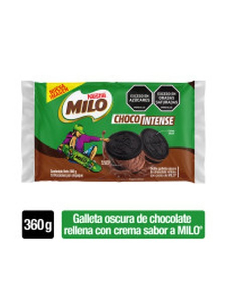 GALLETAS MILO CHOCOINTENSE 360GR 