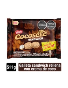 GALLETA COCOSETTE SANDWICH 438GR