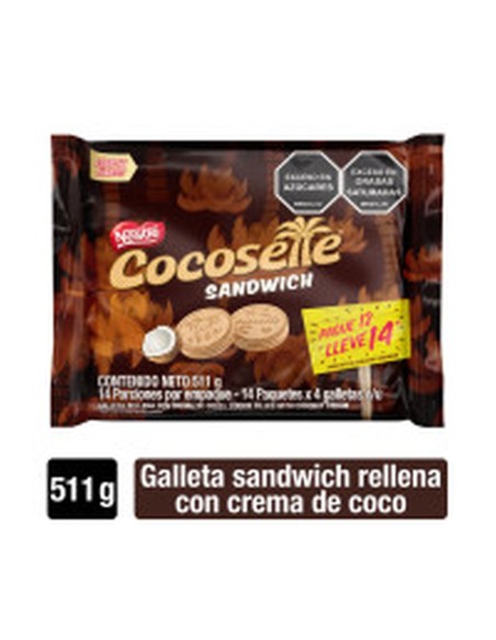 GALLETA COCOSETTE SANDWICH 438GR